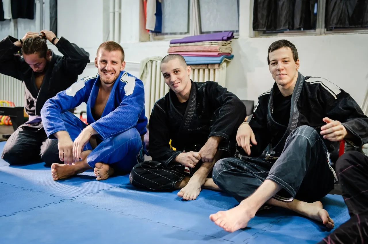 Brazilian Jiu-Jitsu class at Coon Rapids Youth Martial Arts Academy
