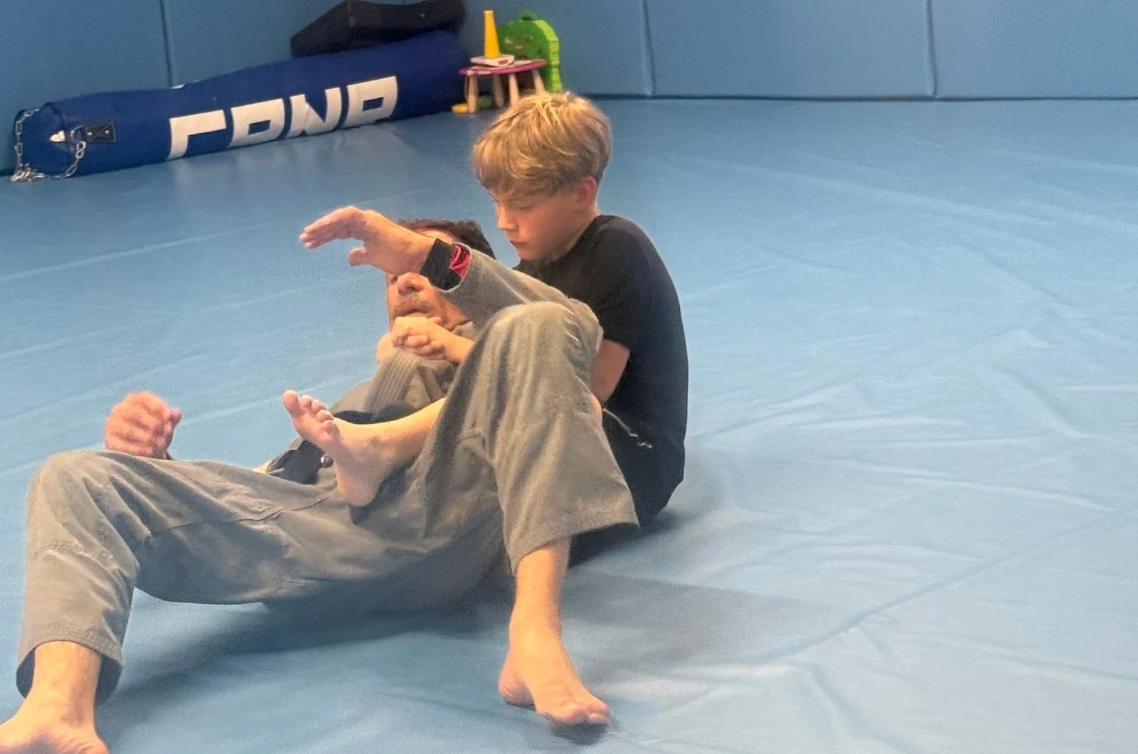 Kids building focus through martial arts